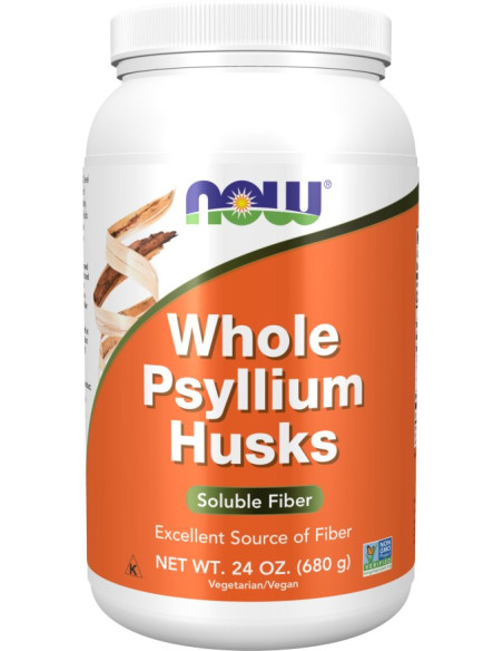 Now Foods Psyllium Husks Whole - Babka Płesznik - Łupina (680 G)