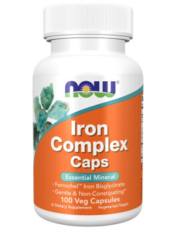 Now Foods Iron Complex - Żelazo Complex (100 Kaps.)