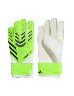 Rękawice bramkarskie adidas predator training limonkowe jr