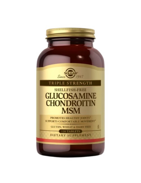 Solgar Glucosamine, Chondroitin, Msm (120 Tabl.)