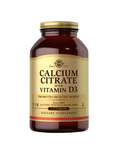 Solgar Calcium Citrate With Vitamin D3 (240 Tabl.)