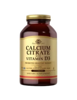 Solgar Calcium Citrate With Vitamin D3 (120 Tabl.)
