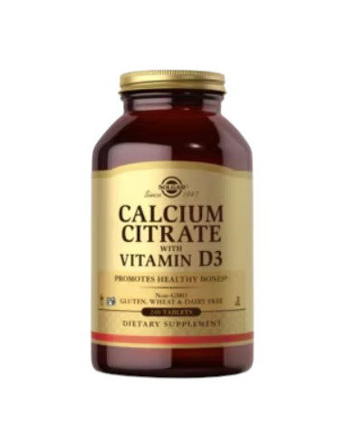 Solgar Calcium Citrate With Vitamin D3 (120 Tabl.)