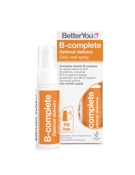 Betteryou B-Complete Daily Oral Spray - Kompleks Witamin Z Grupy B W Sprayu (25 Ml)