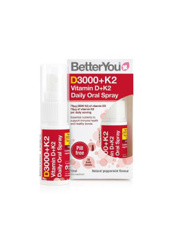 Betteryou Witamina D3 + K2 Mk7 75 Mcg W Sprayu (12 Ml)