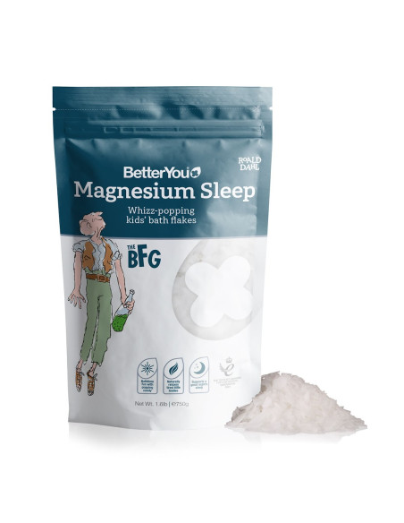 Betteryou Magnesium Sleep Kids' Bath Flakes - Płatki Magnezowe Do Kąpieli Dla Dzieci Na Dobry Sen (750 G)
