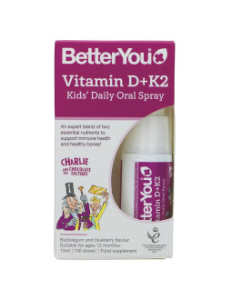 Betteryou  Vitamin D+K2 Kids - Witamina D3 + K2 Dla Dzieci W Sprayu (15 Ml)