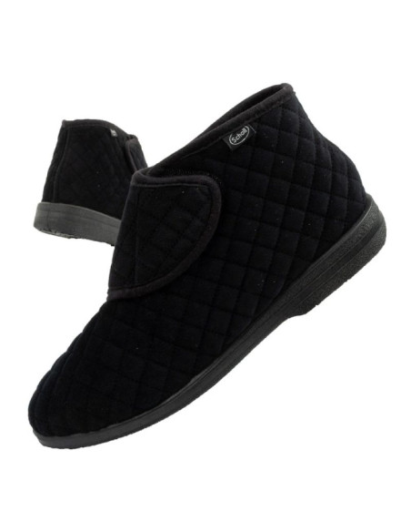 Kapcie scholl lili ankle ocieplane na rzep w f301741004