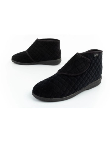 Kapcie scholl lili ankle ocieplane na rzep w f301741004