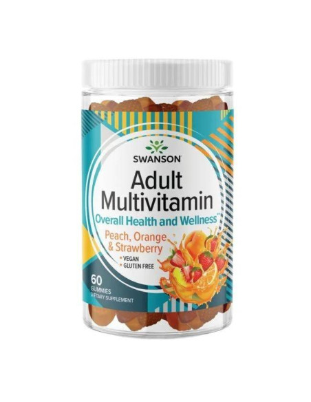 Swanson Żelki Multiwitamina Dla Dorosłych (60 Gumisiów)