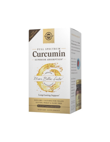 Solgar Curcumin Full Spectrum Vegan Form (90 Kaps.)
