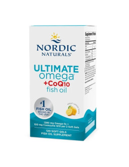 Nordic Naturals Ultimate Omega + Coq10 1280 Mg (120 Kaps.)