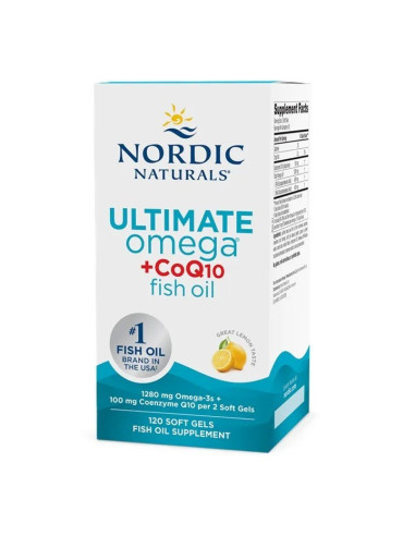 Nordic Naturals Ultimate Omega + Coq10 1280 Mg (120 Kaps.)