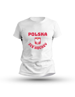 Koszulka krótki rękaw ice hockey polska m srebiceplts 2