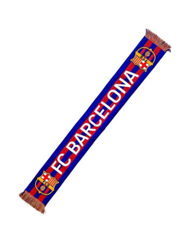 Szalik kibica fc barcelona knitted scarf n23