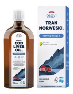 Osavi Tran Norweski, 1000 Mg Omega 3 (Cytryna - Mięta) (500 Ml)