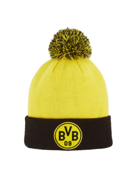 Czapka puma bvb ess pom beanie faster 025552