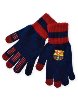 Rękawiczki zimowe fc barcelona 2
