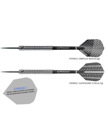 Rzutki harrows supergrip 90% steeltip