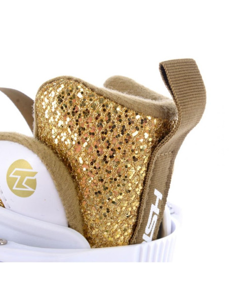 Łyżwy, rolki regulowane tempish enbo duo girl gold jr