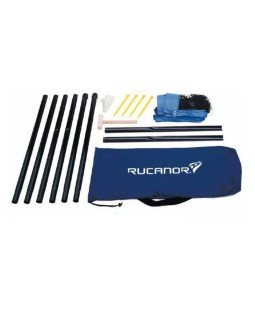 Słupki do siatkówki plażowej rucanor z siatką 2