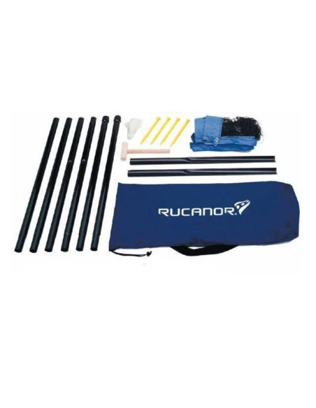 Słupki do siatkówki plażowej rucanor z siatką