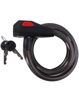 Zapięcie rowerowe dunlop spiral cable lock 12 mm 150 cm st 75570