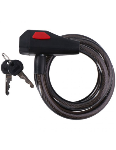 Zapięcie rowerowe dunlop spiral cable lock 12 mm 150 cm st 75570