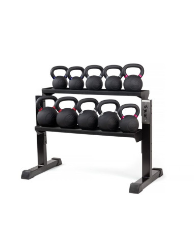 Stojak tiguar na kettlebell