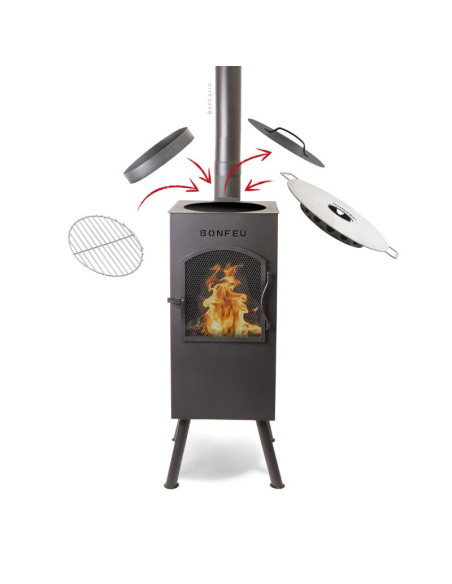 Kominek ogrodowy bonfeu boncarré