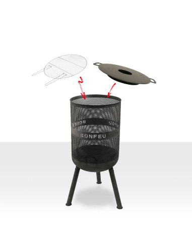 Palenisko ogrodowe bonfeu kosz bonves