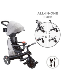 Rowerek explorer trike 4w1 deluxe play (636-120) 2