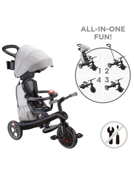 Rowerek explorer trike 4w1 deluxe play (636-120)