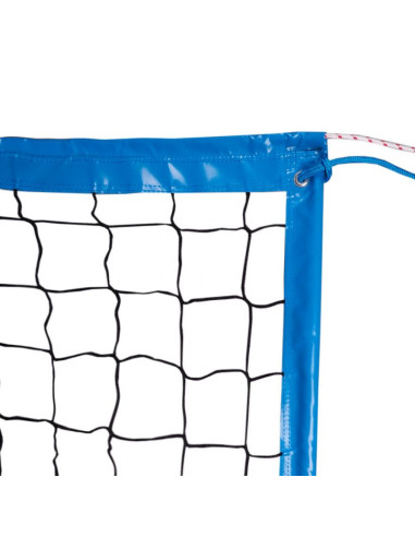 Siatka do siatkówki plażowa netex czarna boki uszt. si-plaż/pr