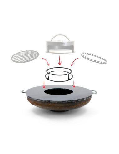 Stojak na akcesoria bonfeu do bonplancha