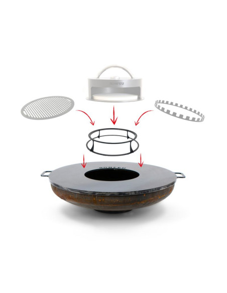 Stojak na akcesoria bonfeu do bonplancha