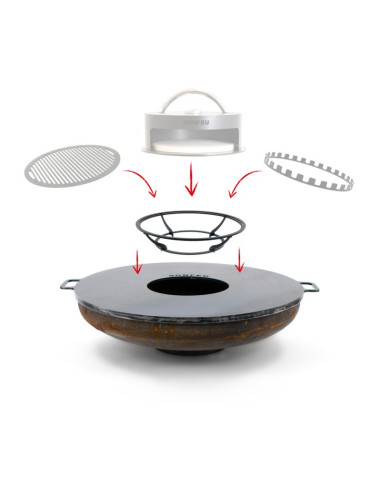 Stojak na akcesoria bonfeu do bonplancha