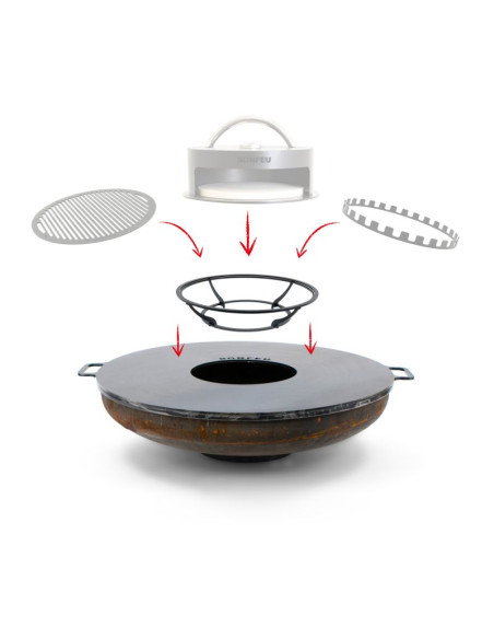 Stojak na akcesoria bonfeu do bonplancha