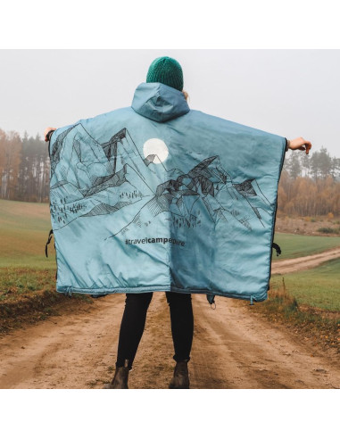 Ponczo offlander grube z ogrzewaczem