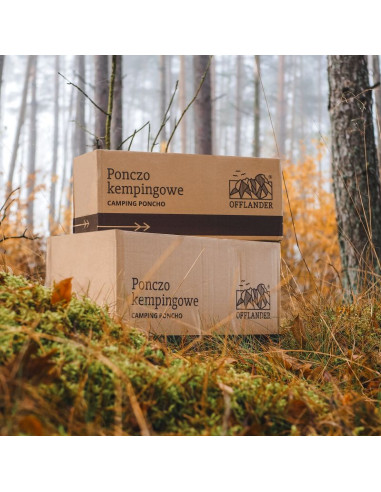 Ponczo offlander cienkie z ogrzewaczem