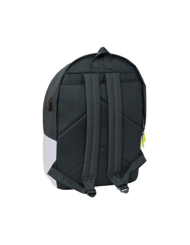 Plecak sportowy real madryt z usb i z miejscem na laptopa double backpack