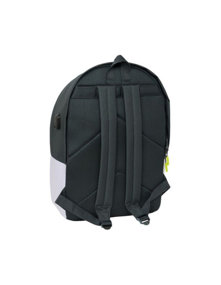 Plecak sportowy real madryt z usb i z miejscem na laptopa double backpack
