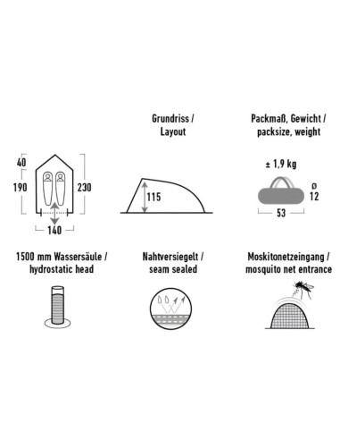 Śpiwór high peak frazer 200