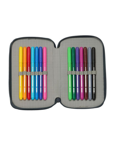 Piórnik real madryt triple filled pencil case 37 pcs