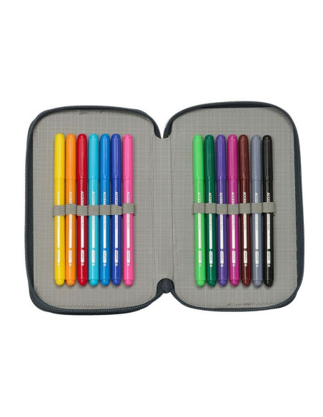 Piórnik real madryt triple filled pencil case 37 pcs