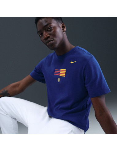 Koszulka nike fc barcelona crest tee  25/26 hq8405-455