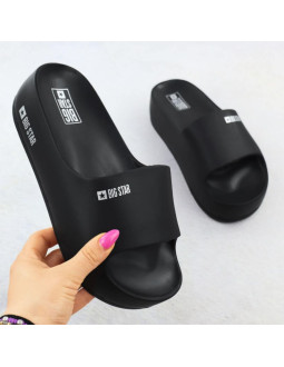 Klapki na platformie big star w ss2747