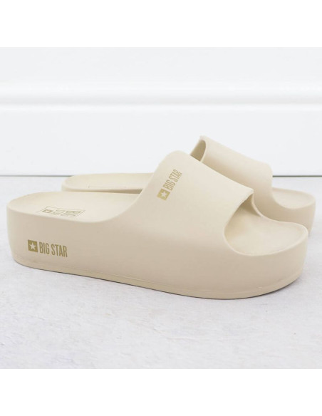 Klapki na platformie big star w ss2747
