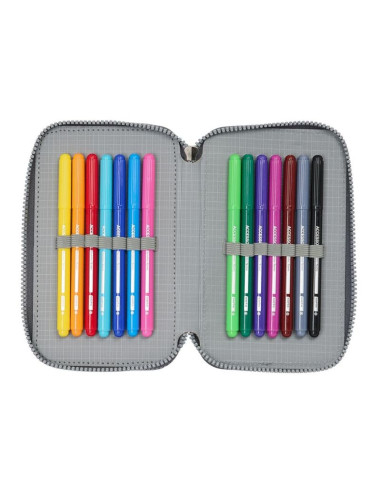 Piórnik z wyposażeniem real madryt double filled pencil case 28 pcs