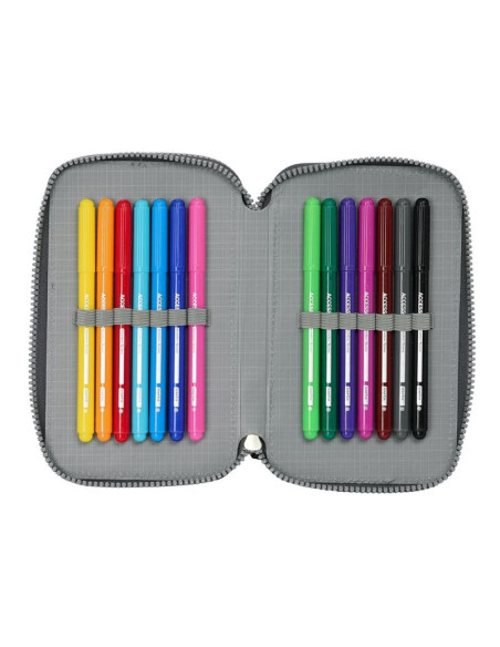 Piórnik z wyposażeniem real madryt double filled pencil case 28 pcs